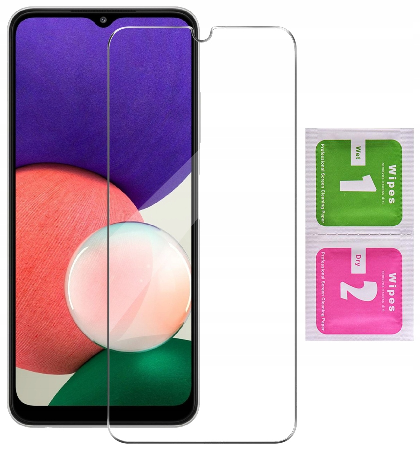 Zestaw zawiera etui, szkło hartowane i akcesoria