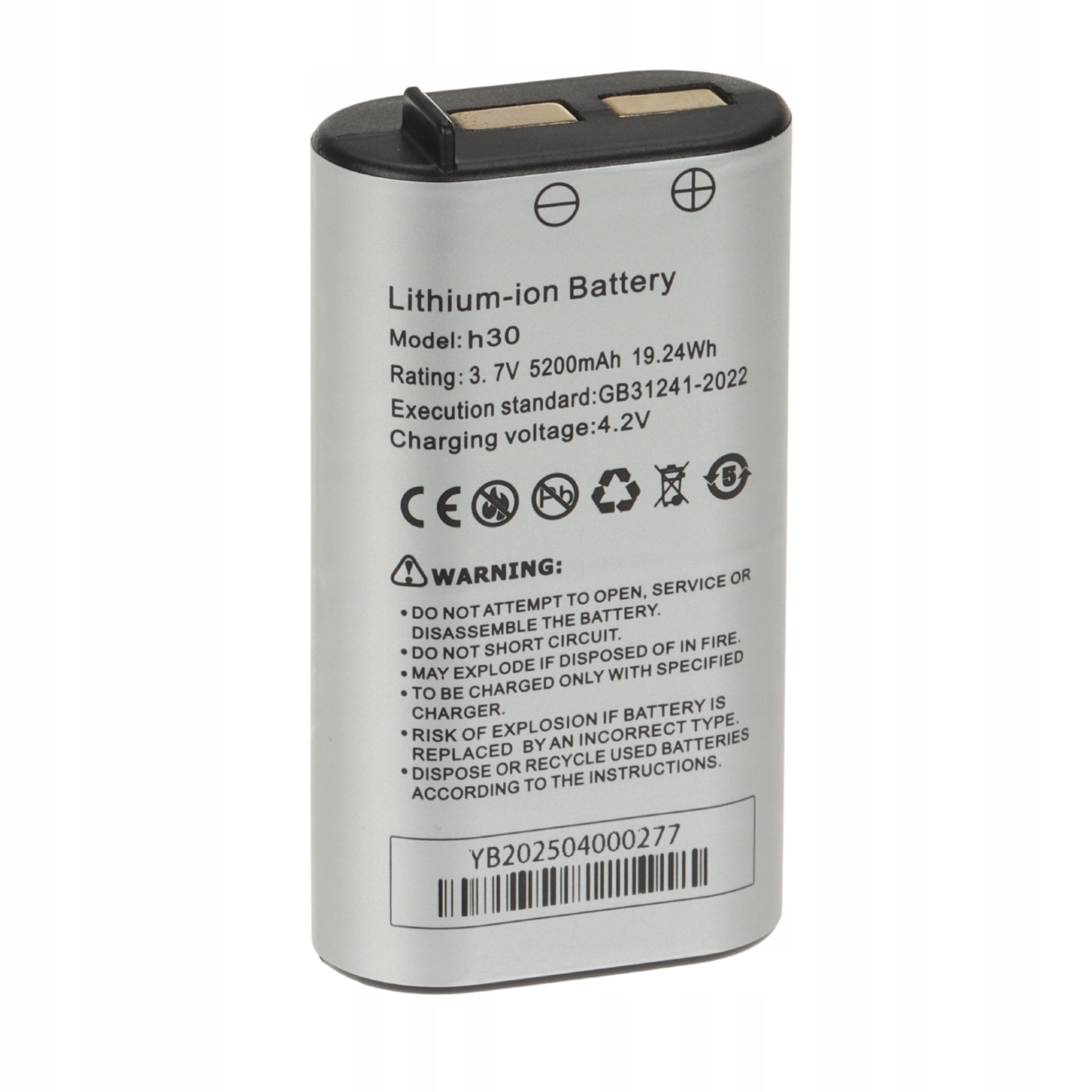 Akumulator do testerów CCTV BAT-H30 3.7 V – Niezawodne zasilanie w terenie