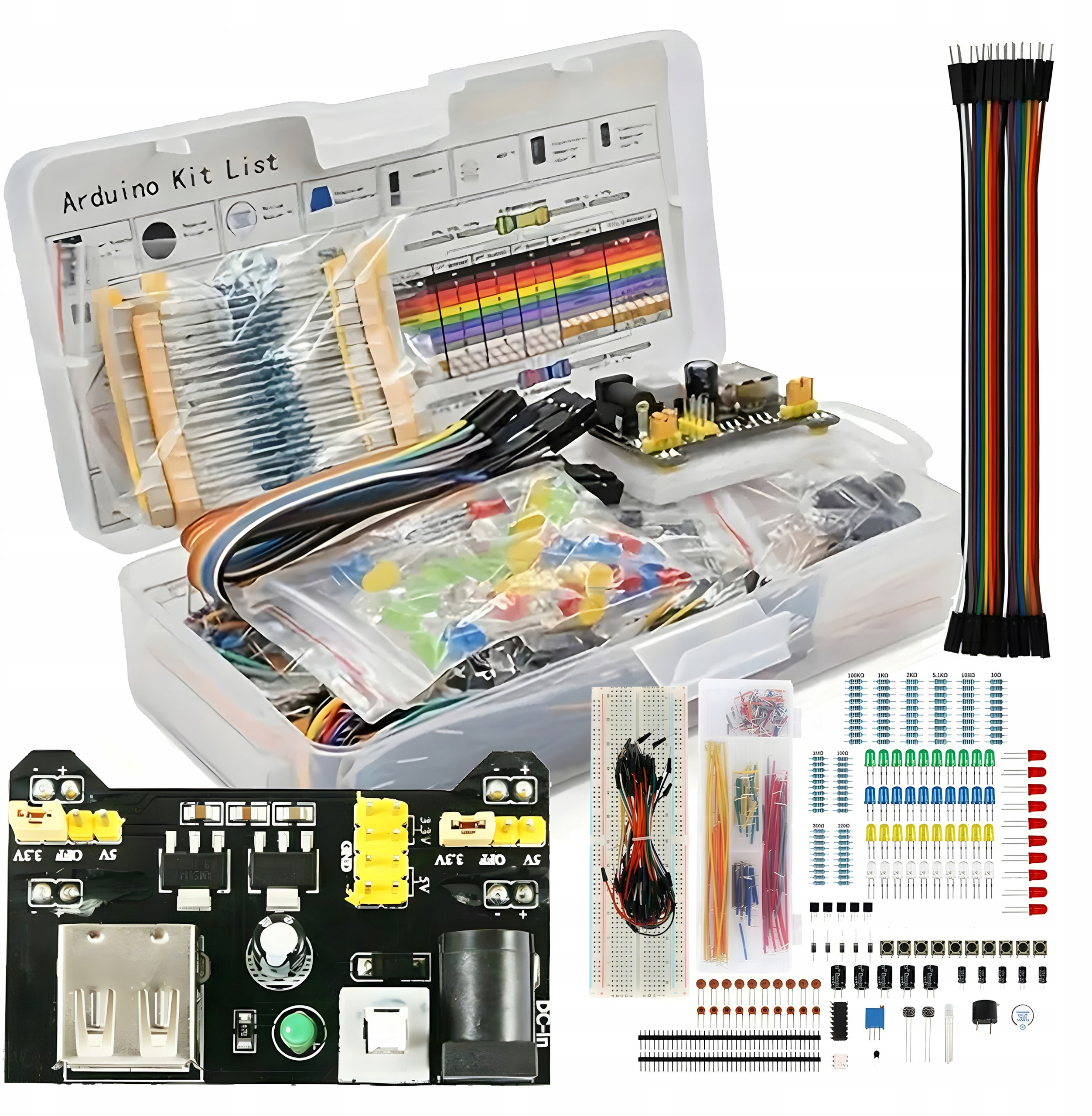 Zestaw startowy XXL komponentów Arduino Uno R3 – Idealny do nauki programowania