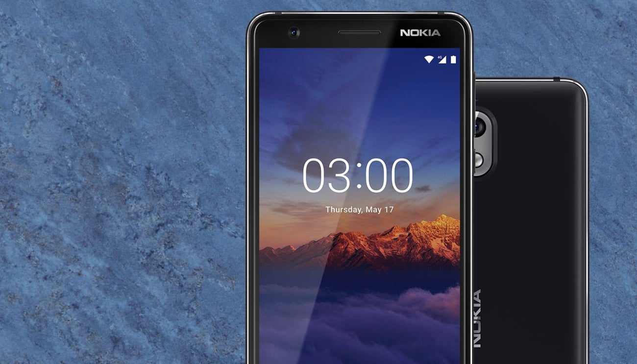 Nokia 3.1 atrakcyjny design metalowa konstrukcja