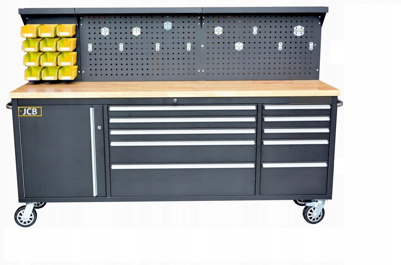 Stół warsztatowy metalowy przenośny JCB – Idealne rozwiązanie dla każdego warsztatu