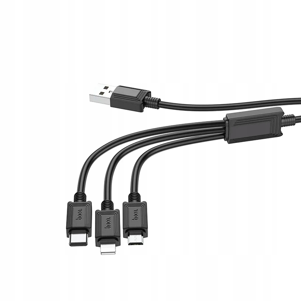 Trzy złącza w jednym kablu – Lightning, Micro USB i USB-C