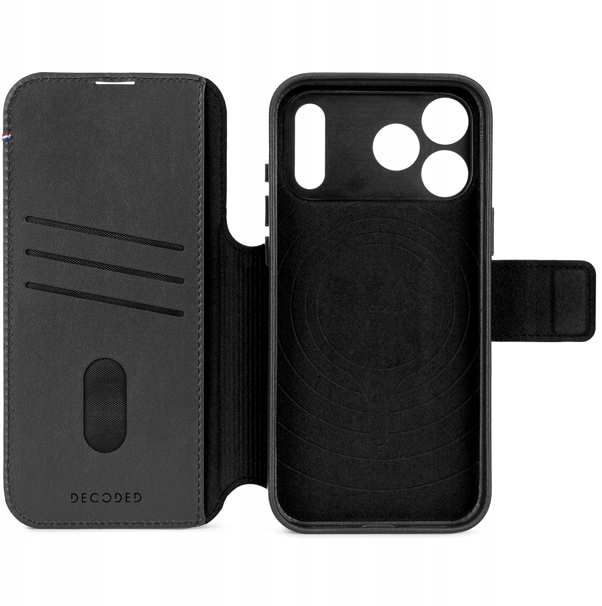 Ultracienka konstrukcja portfela z przegródkami