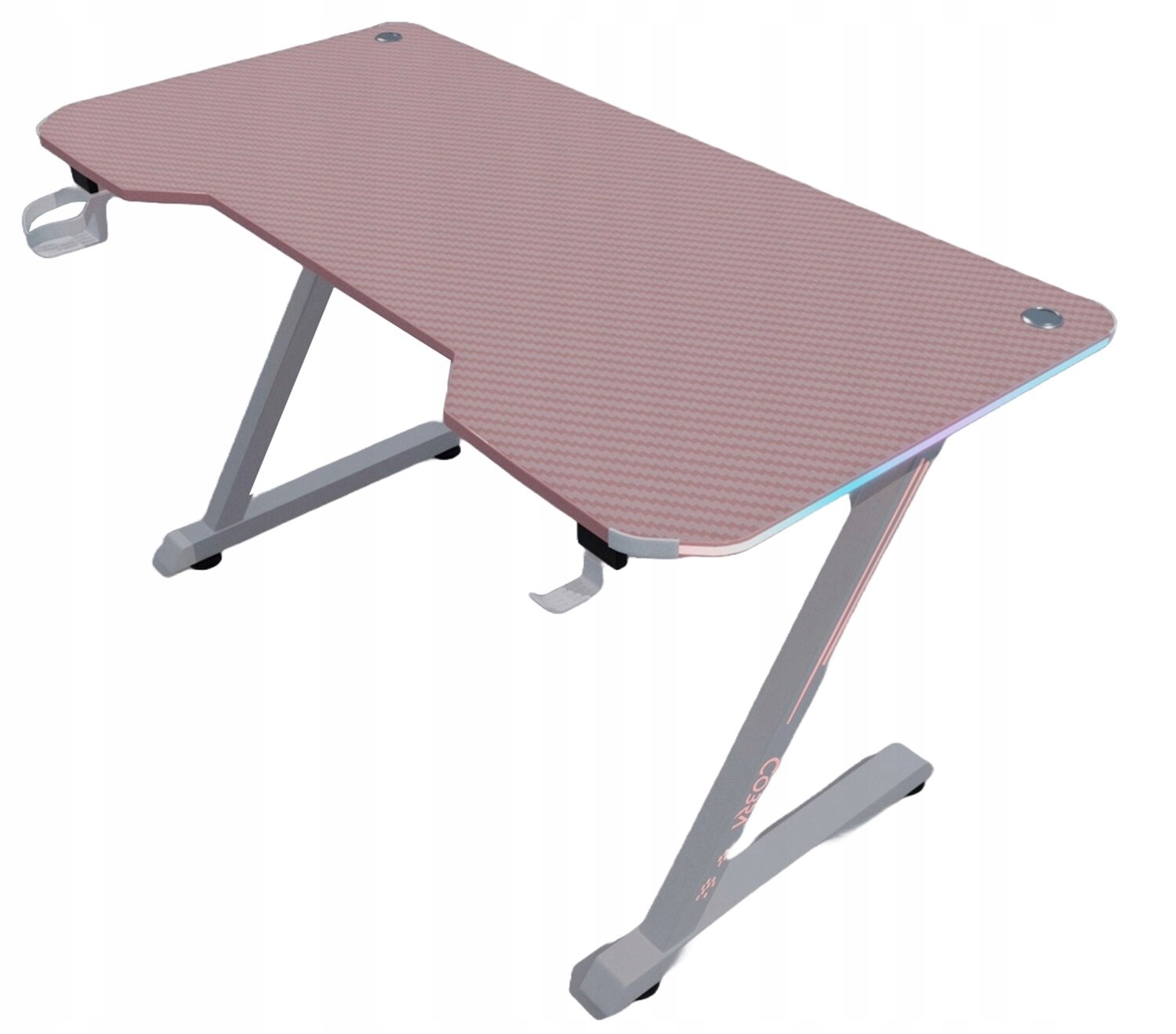 Biurko gamingowe Cobra CRF4575RGB Pink – Idealne dla każdego gracza