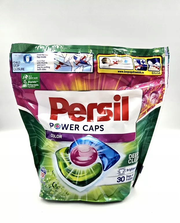 Kapsułki do prania Persil Power Caps Color 29 szt – Czystość i świeżość na najwyższym poziomie
