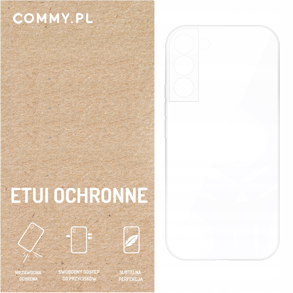 Przezroczyste etui COMMY Slim 2 mm – Styl i ochrona dla Samsung Galaxy S21 FE