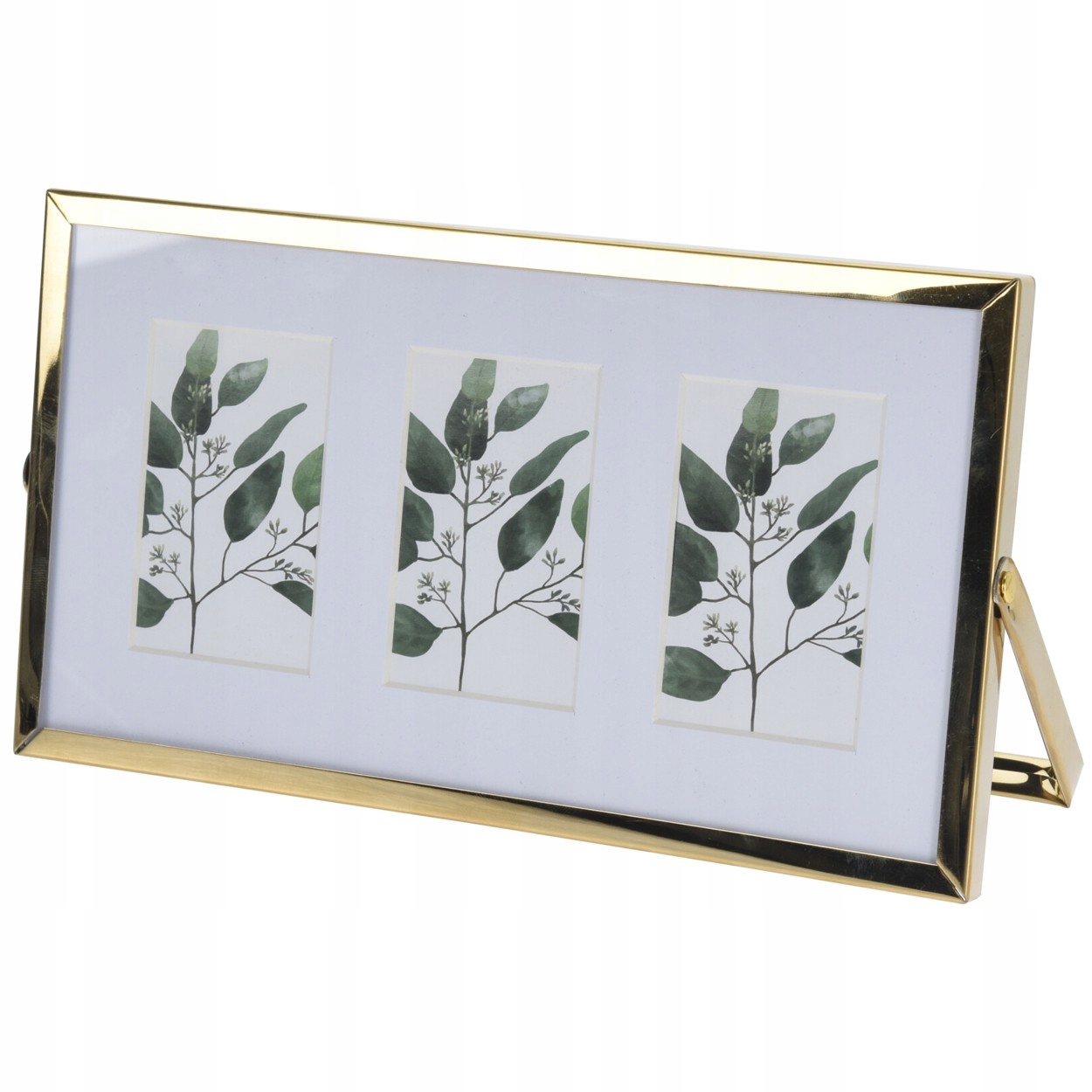Ramka Home Styling Collection – Metalowa ramka stojąca na trzy zdjęcia