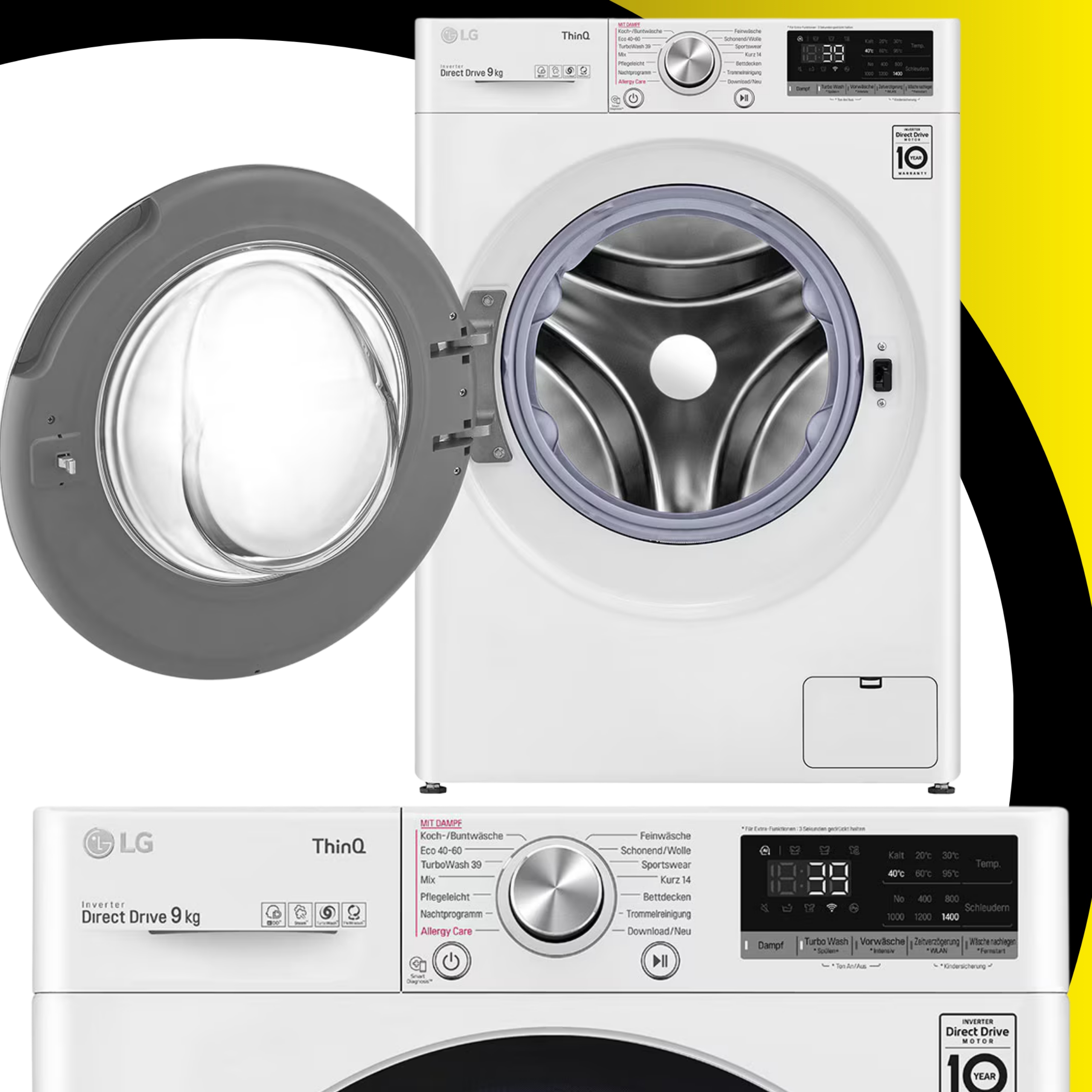 Pralka LG F4WV709P1E – Wydajność i nowoczesność w Twoim domu