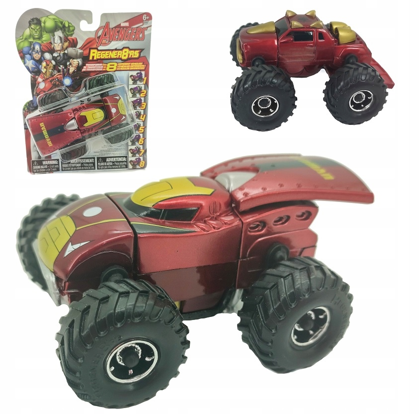 IRON MAN TRANSFORMUJĄCE AUTO MARVEL AVENGERS