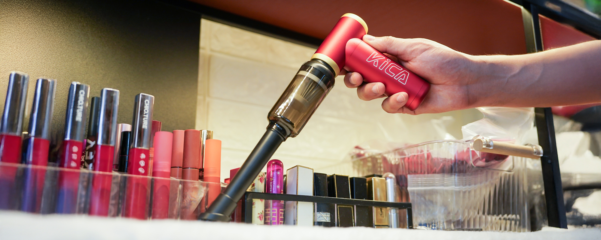 width=100% Dmuchawa wielofunkcyjna KiCA Jetfan 2S Kit - czerwona