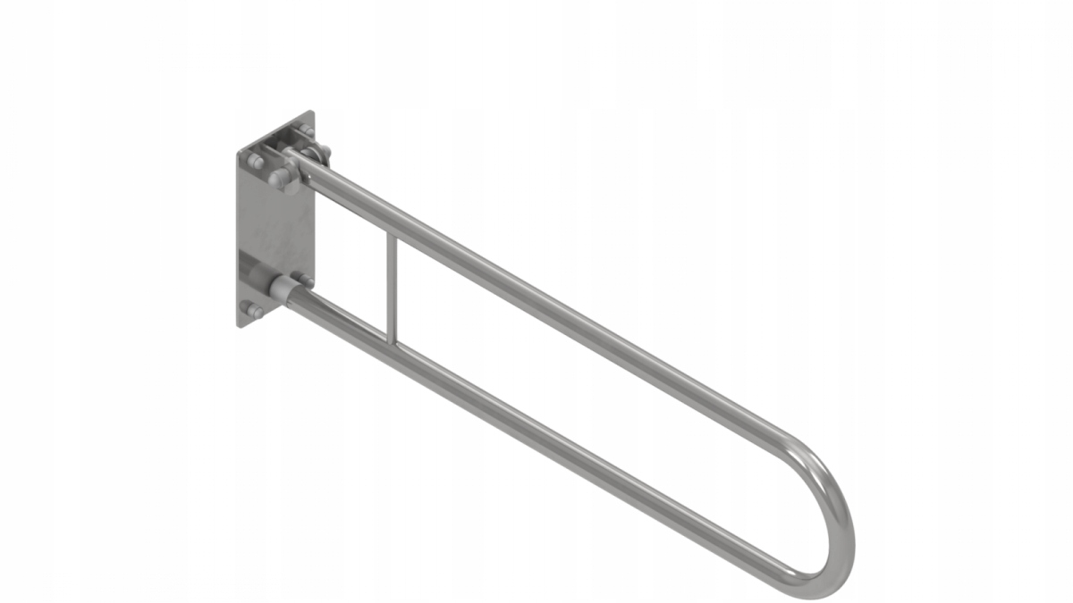 Poręcz uchylna Makoinstal 750mm – Wsparcie dla osób niepełnosprawnych