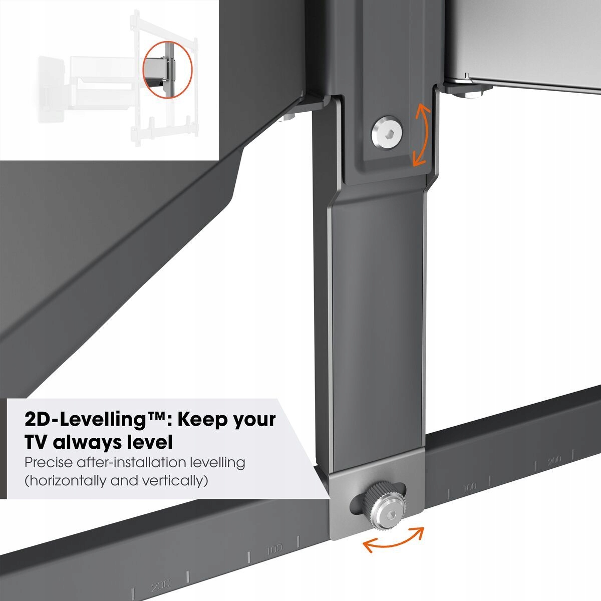 2D Leveling™ – Perfekcyjne wypoziomowanie montażu