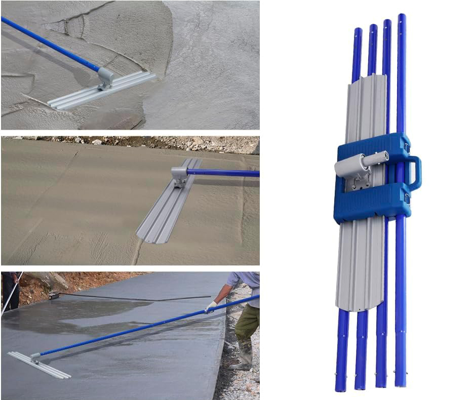 Listwa Wibracyjna Do Betonu 120x20cm Łata Do Wygładzania Ręczna 7m – Profesjonalne narzędzie do wygładzania betonu