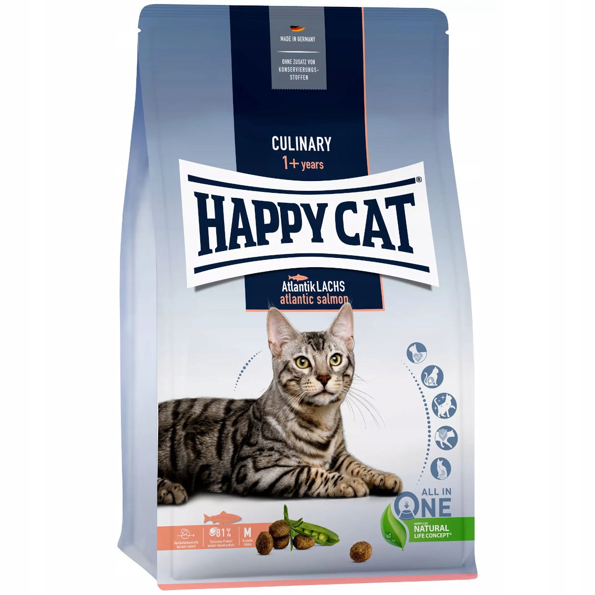 Happy Cat Culinary Atlantic Salmon – Doskonała karma dla dorosłych kotów