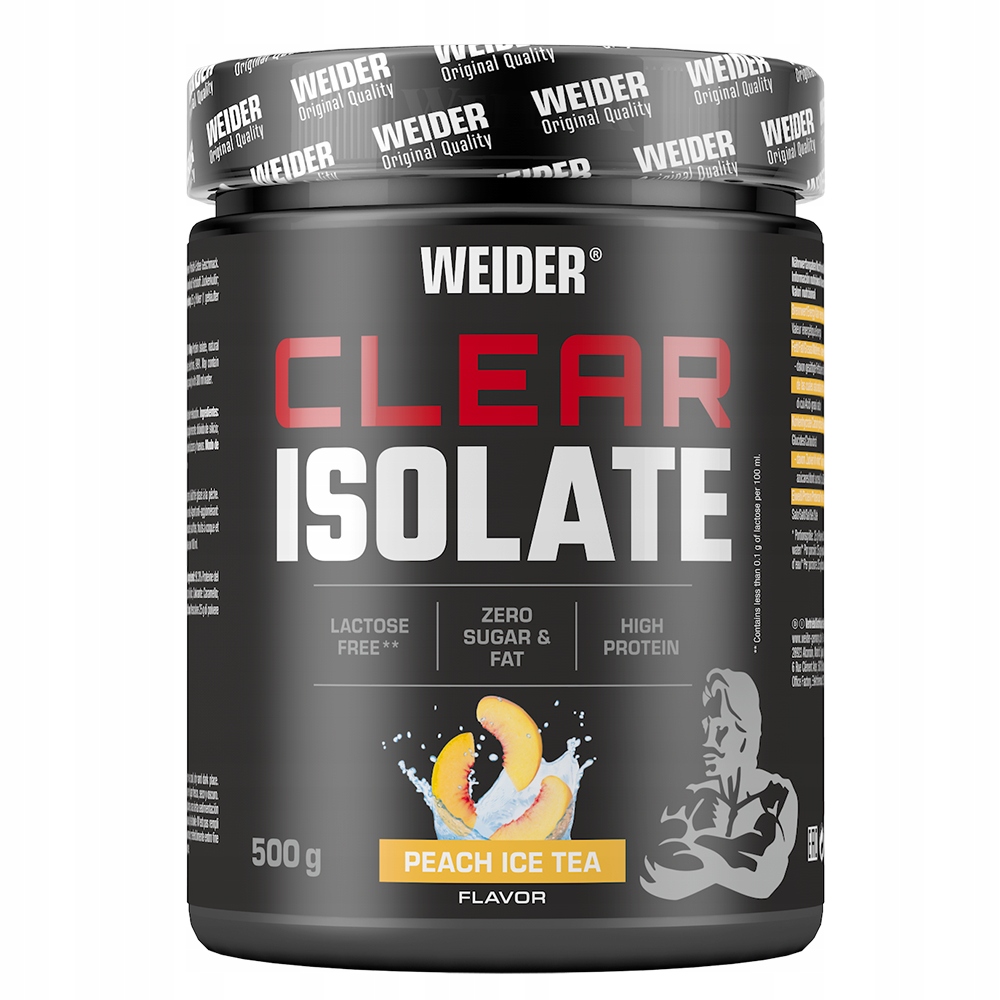 Weider - Białko Clear Isolate, Brzoskwinia – Czysty izolat białka dla aktywnych