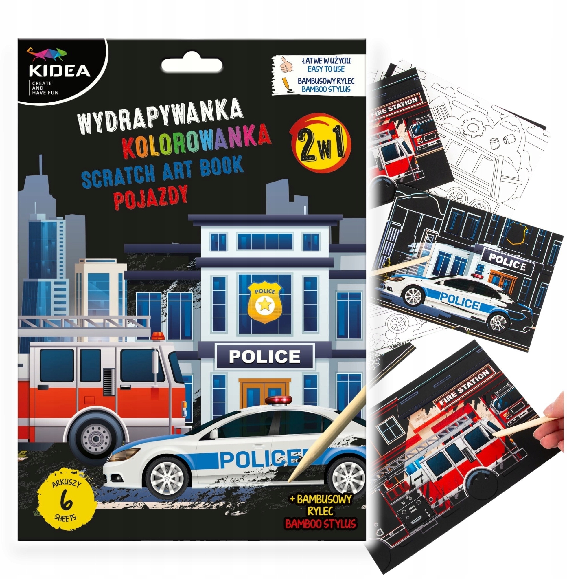 Dwustronna zabawa – Wydrapywanka i kolorowanka w jednym