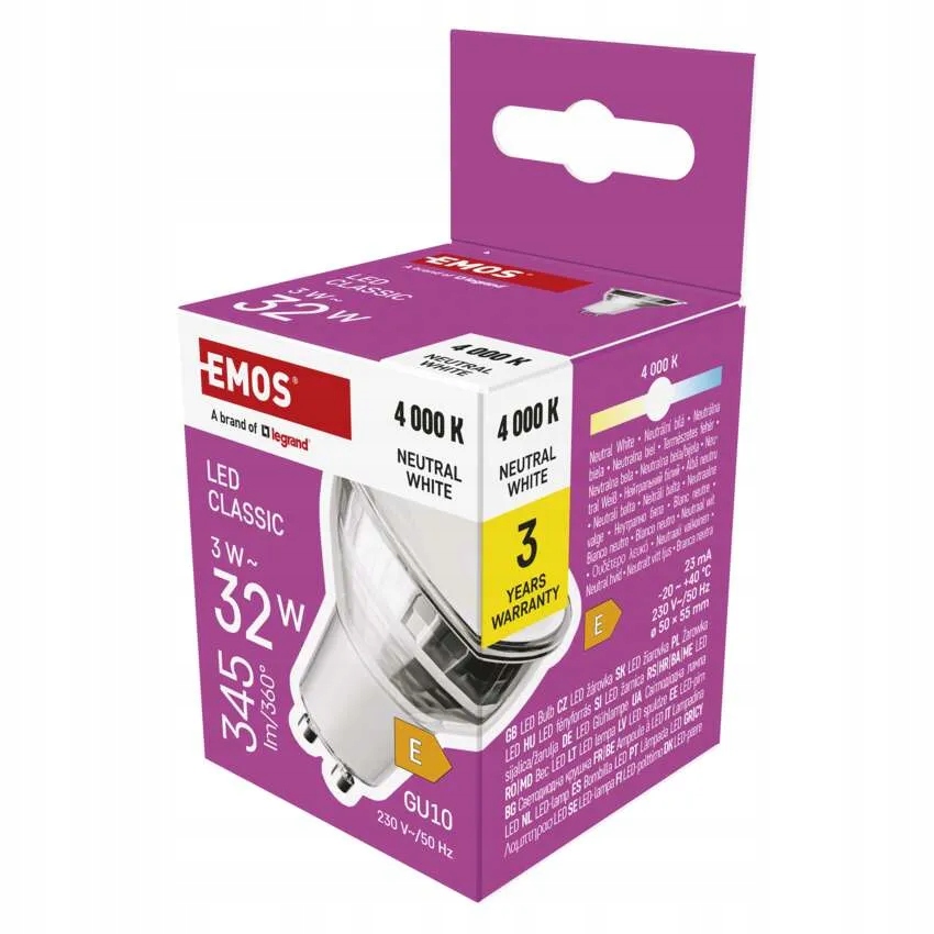 Neutralna barwa światła 4000K – Idealna do każdego wnętrza