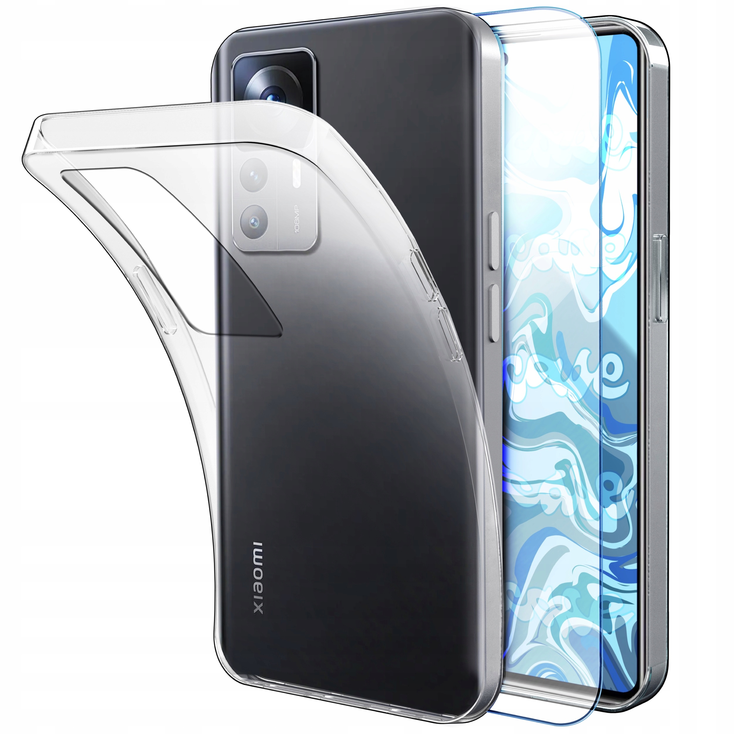 Etui Do Xiaomi 12T / 12T Pro (Przezroczyste, Silikonowe, Ochronne) – Elegancja i funkcjonalność