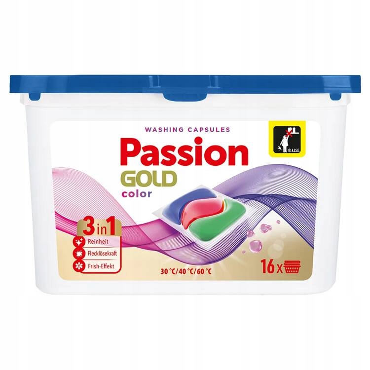 PASSION GOLD Kapsułki do prania 3w1 Kolor – Skuteczność i wygoda w praniu