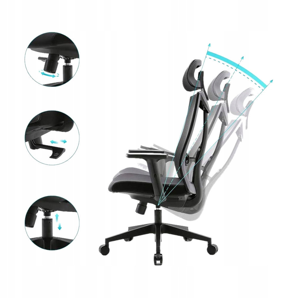 Ergonomiczna konstrukcja dla długich godzin przy biurku