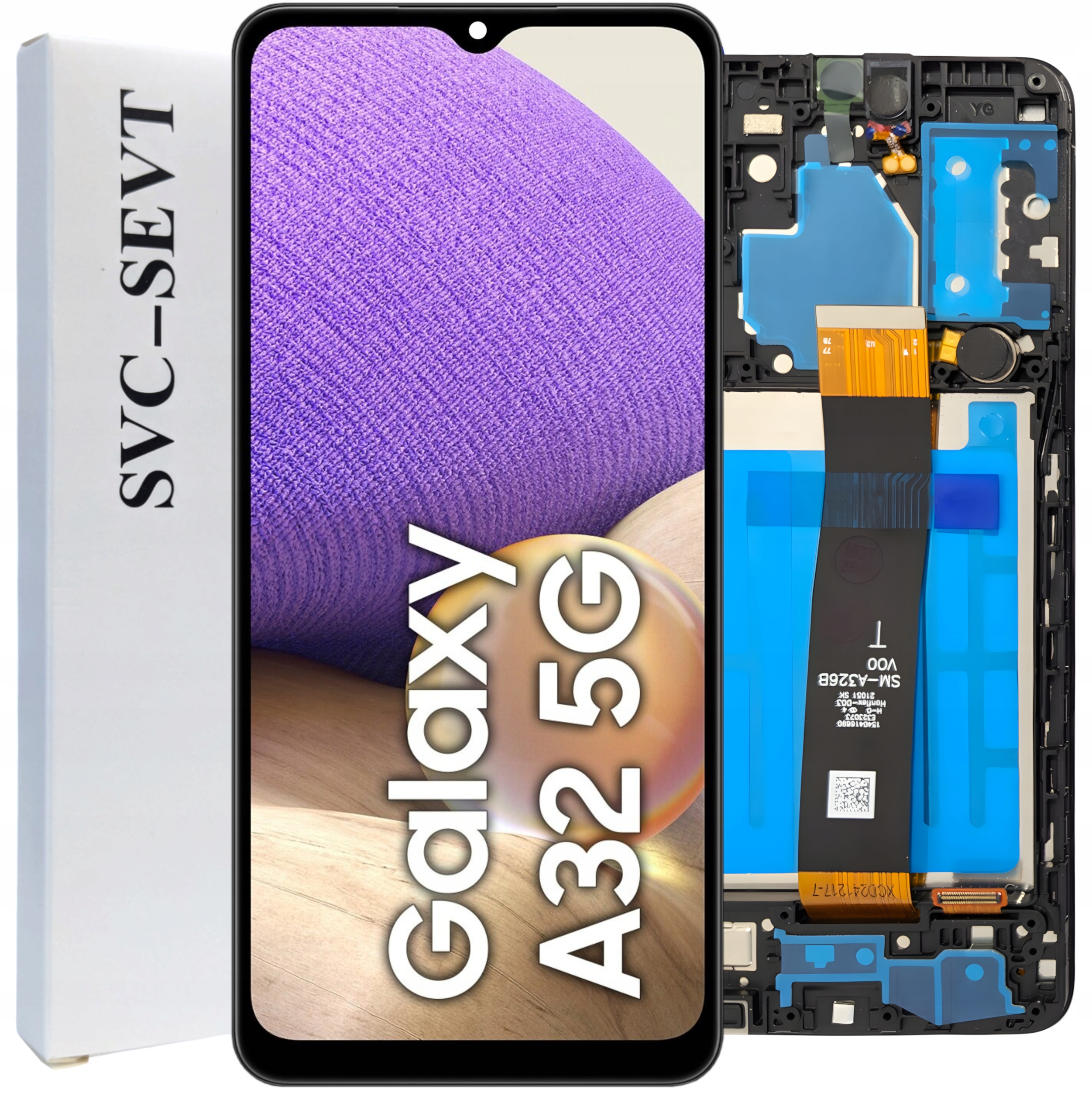 Oryginalny wyświetlacz LCD do Samsung Galaxy A32 5G w ramce