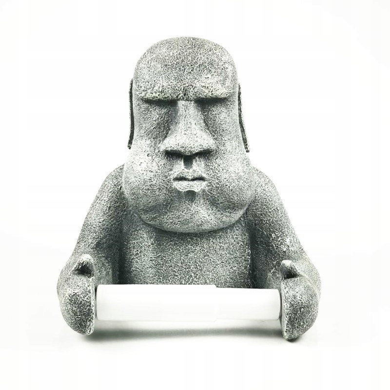 Uchwyt na papier toaletowy Moai – Funkcjonalność i styl w Twojej łazience