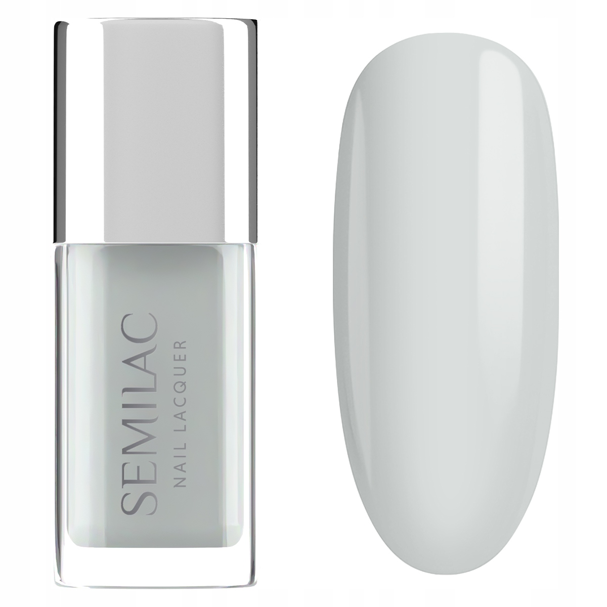 SEMILAC Klasyczny Lakier do Paznokci 108 Classic White – Idealna Biała dla Twojego Manicure