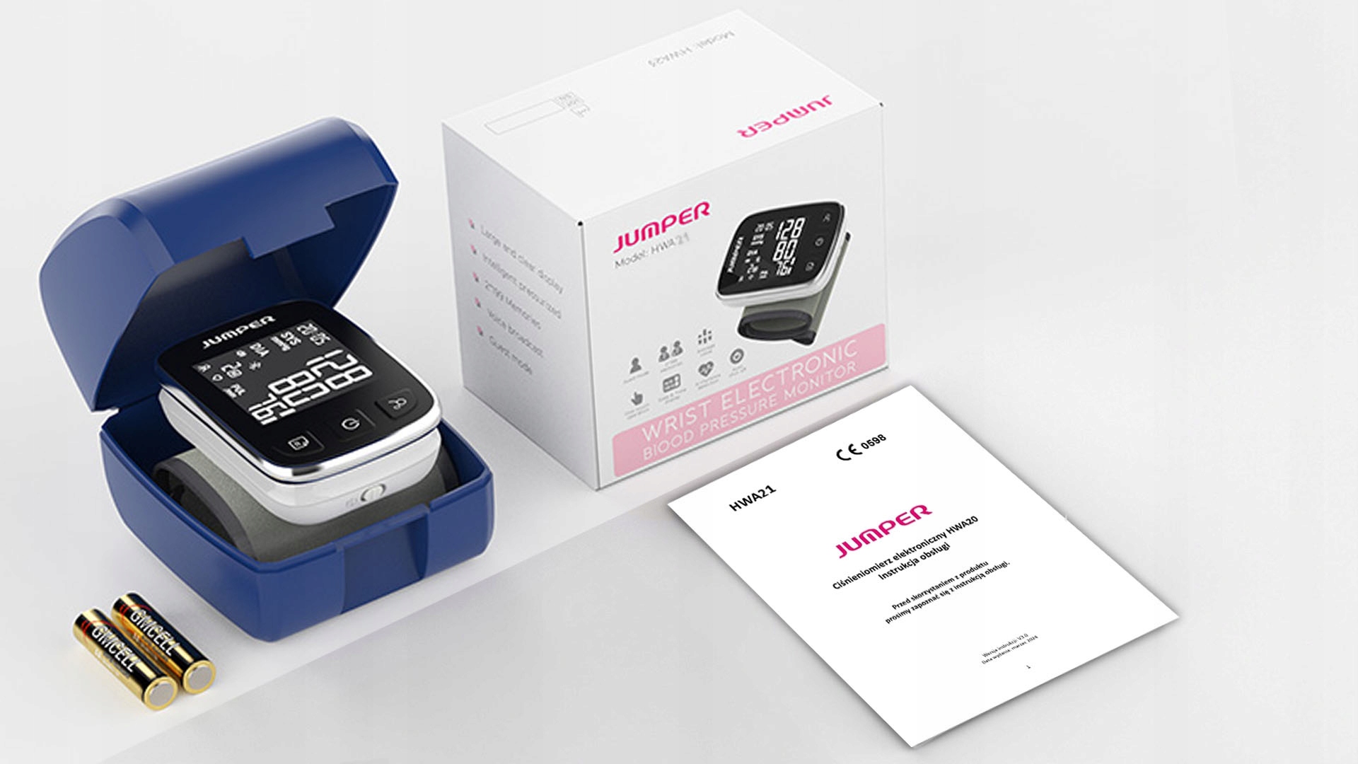 Zestaw zawiera wszystko, co potrzebne do pomiarów