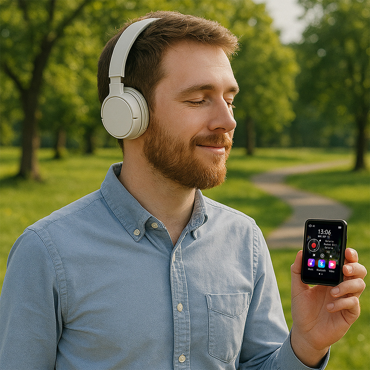 Wysoka jakość dźwięku – Obsługuje formaty MP3, FLAC, APE, WAV