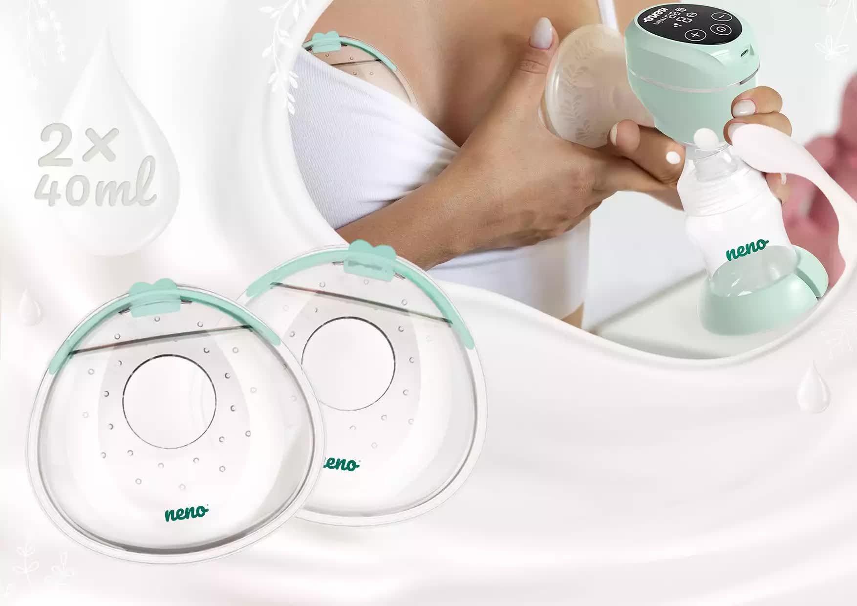 Kobieta odciągająca za pomocą laktatora Neno 