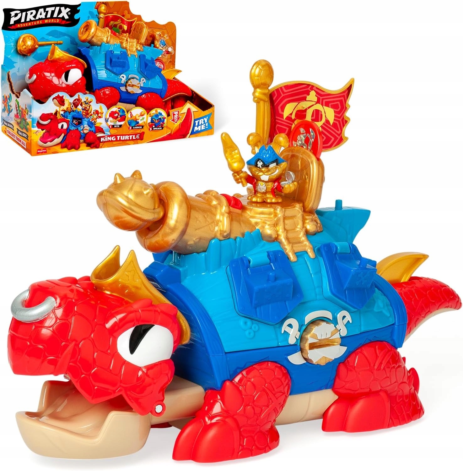 Statek Piracki Magic Box Piratix King Turtle – Odkryj przygodę na morzu!