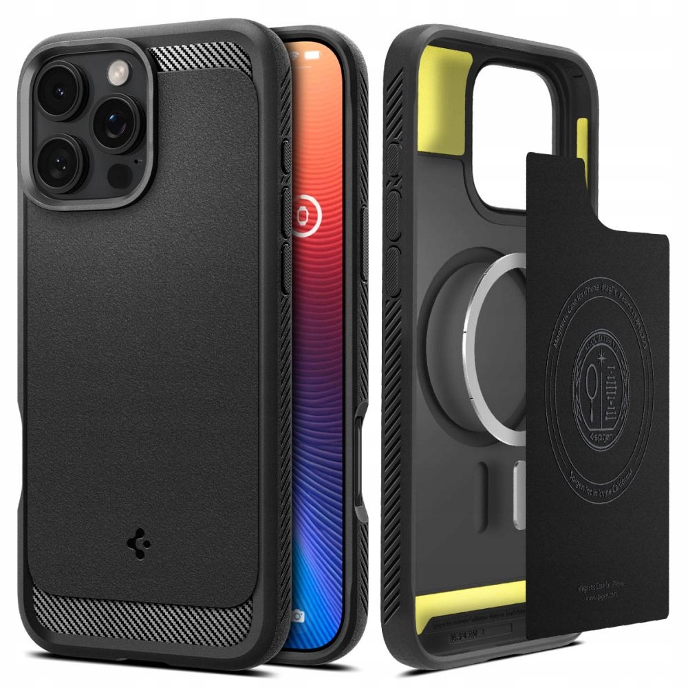 Etui Spigen Rugged Armor Mag MagSafe do Apple iPhone 17 Pro Matte Black – Ochrona i styl w jednym