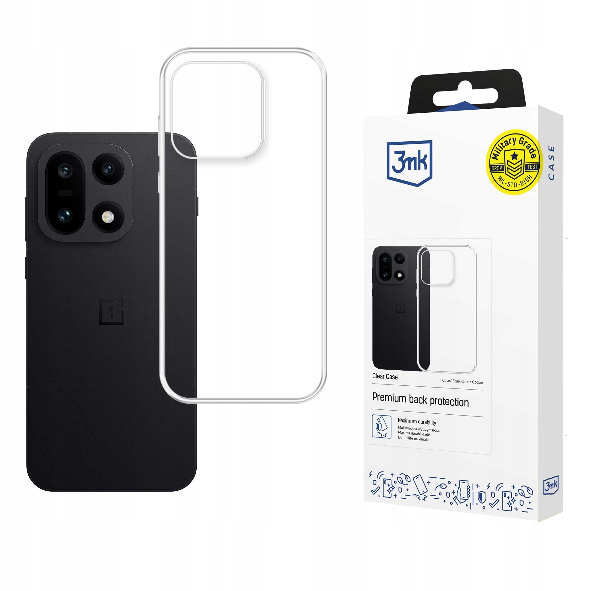 Etui 3MK Clear Case do OnePlus 15 5G – Doskonała ochrona w minimalistycznym stylu