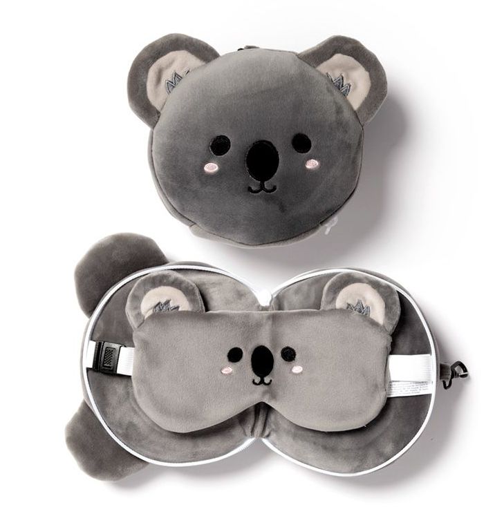 Poduszka podróżna i maska na oczy Koala Adoramals – Idealny towarzysz podróży
