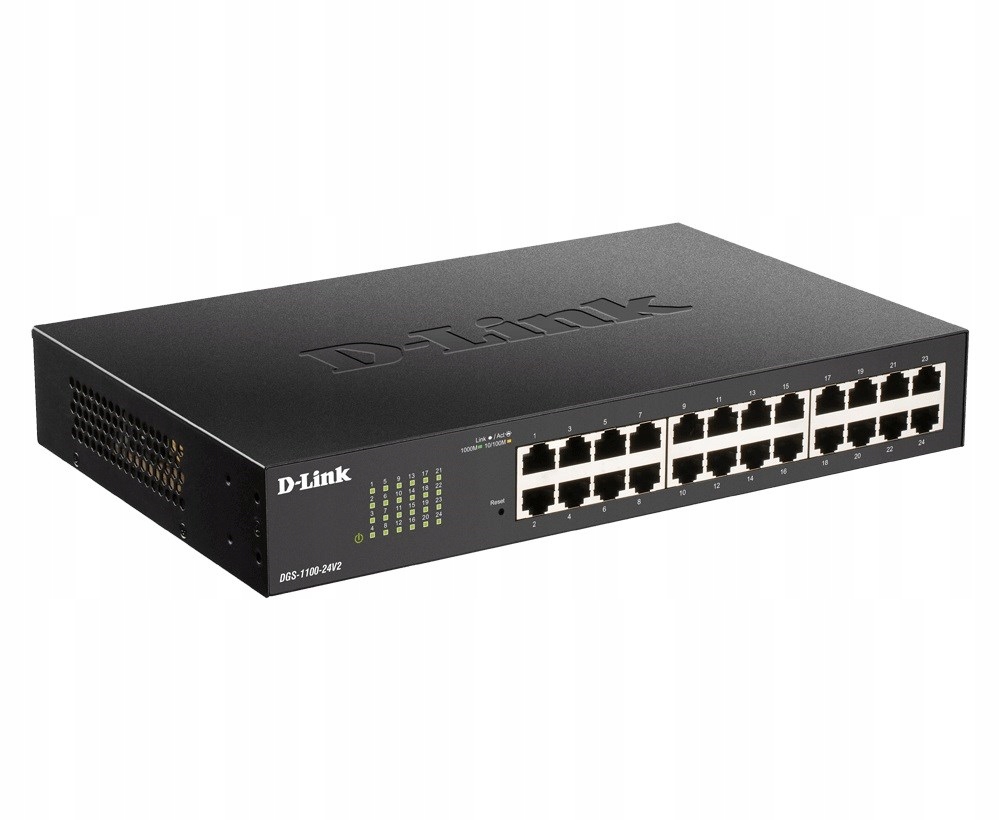 Przełącznik D-Link DGS-1100-24V2/E – Gigabitowy zarządzany switch dla Twojej sieci