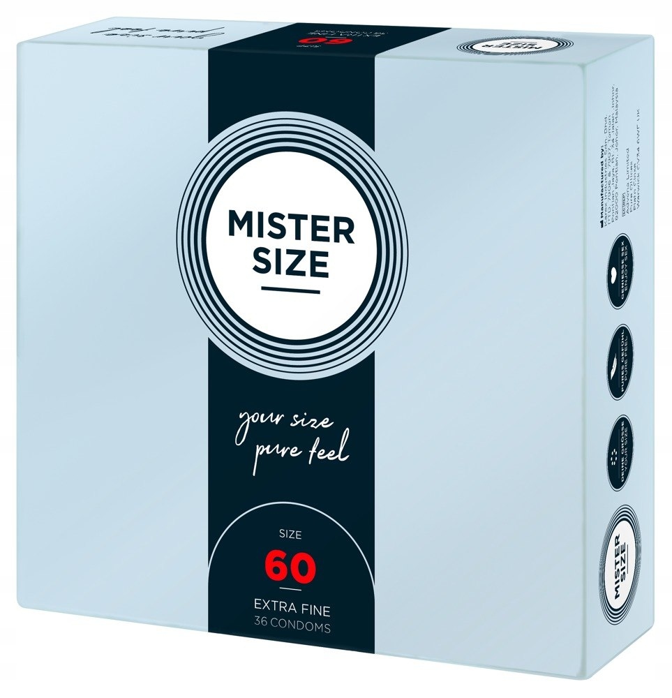 Prezerwatywy Mister Size 60 mm – Idealne dopasowanie dla maksymalnej przyjemności