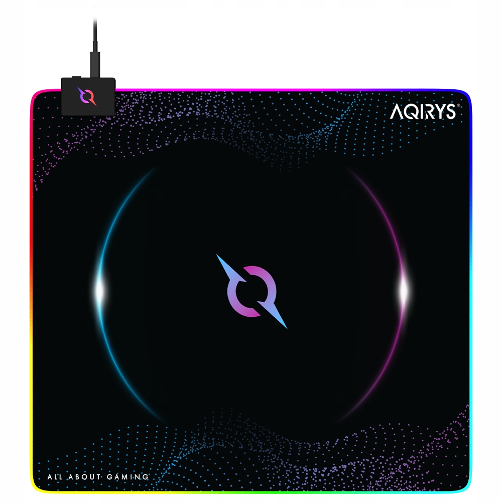 Crocodile Creek AQIRYS Podkładka ECLIPSE RGB Medium 450x400 – Precyzyjna kontrola dla graczy