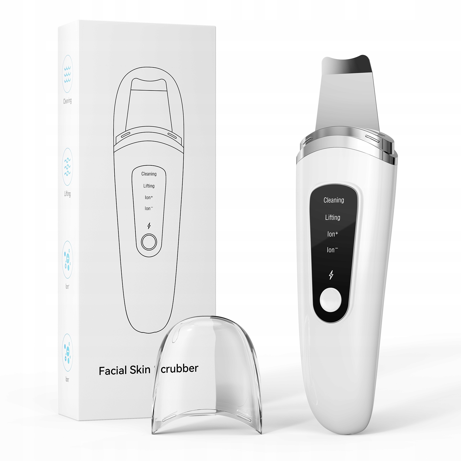 Peeling kawitacyjny do twarzy 4 tryby pracy jonoforeza bezprzewodowy USB-C – Innowacyjne rozwiązanie dla Twojej skóry