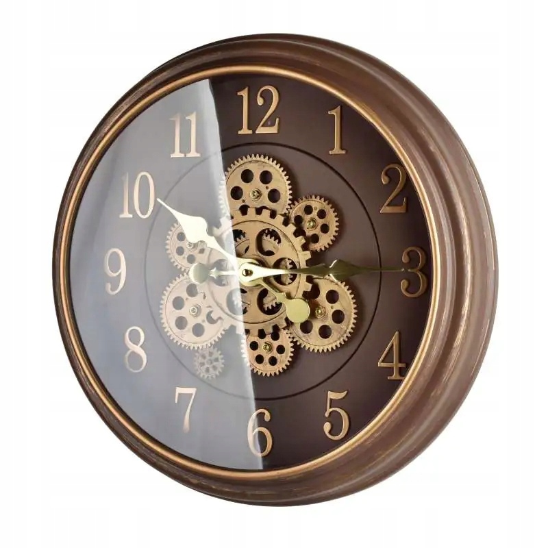 Okrągły zegar z arabskimi cyframi