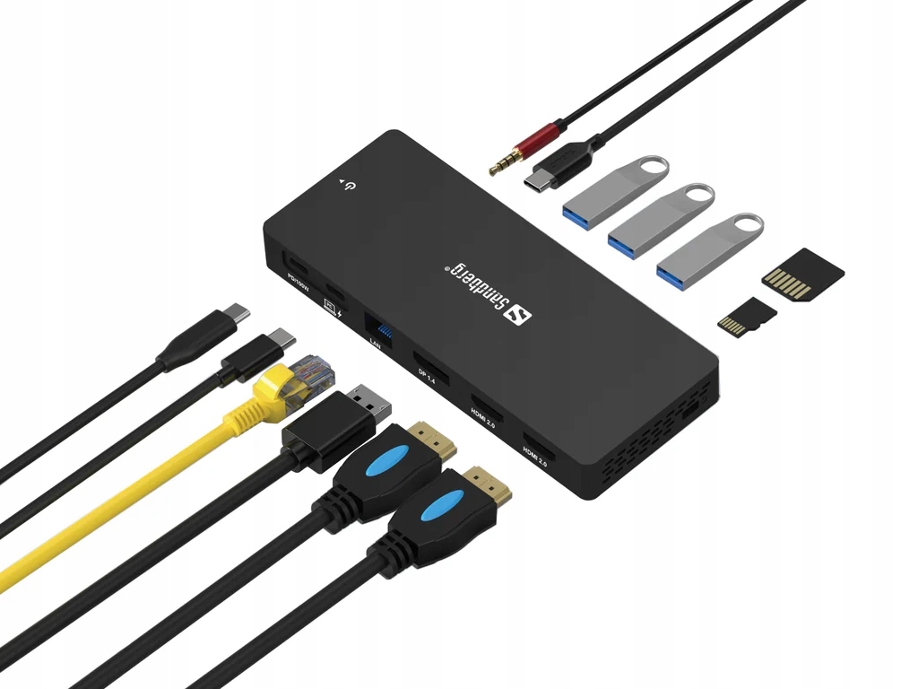 Wszechstronność z 13 portami – Podłącz wszystko, co potrzebujesz