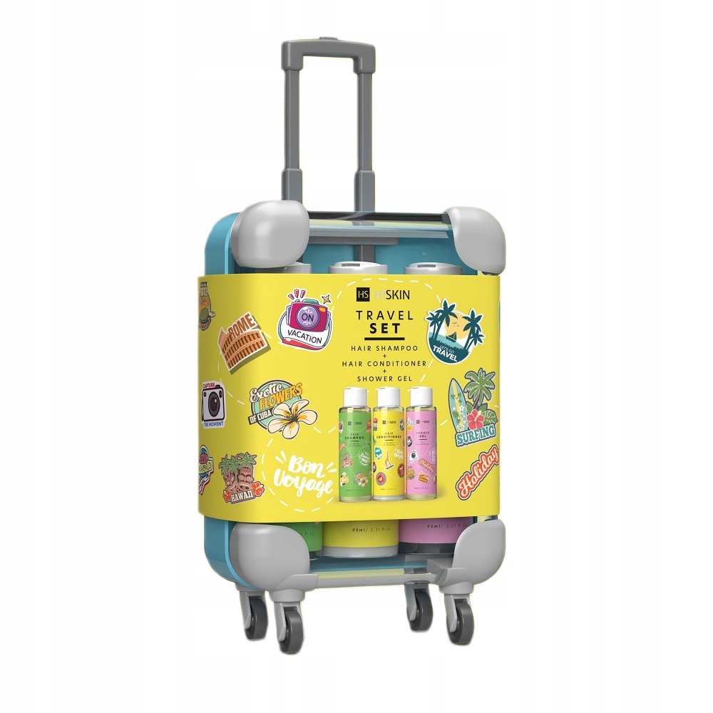 HISKIN_SET Travel Mini Walizka – Idealny zestaw do pielęgnacji w podróży