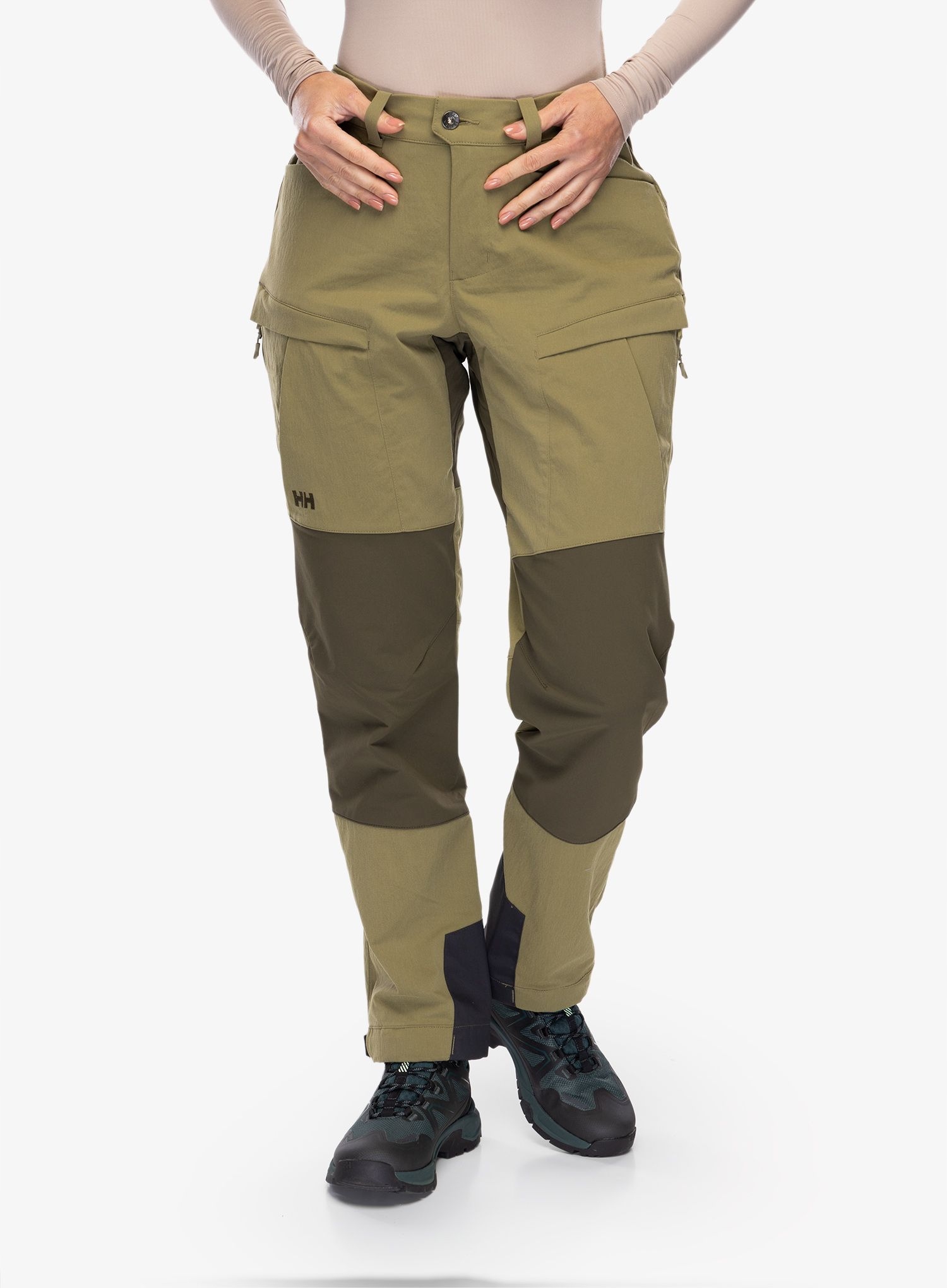 Spodnie trekkingowe damskie Helly Hansen Verglas Tur Pant 2.0 - terrain green M