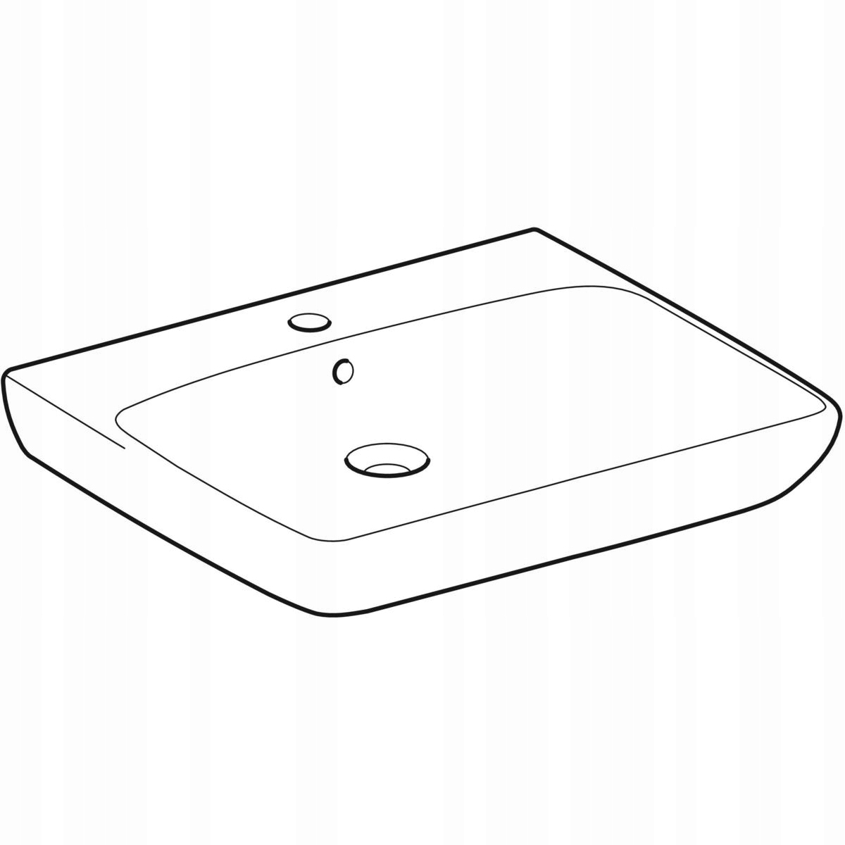 Praktyczny design z przelewem i otworem na baterię