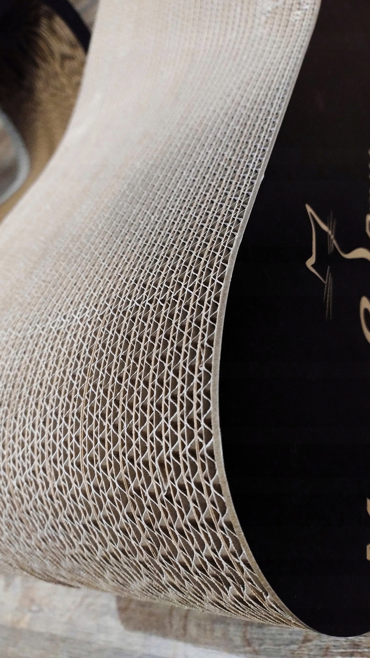 Ekologiczny materiał – Przyjazny dla środowiska drapak z tektury falistej