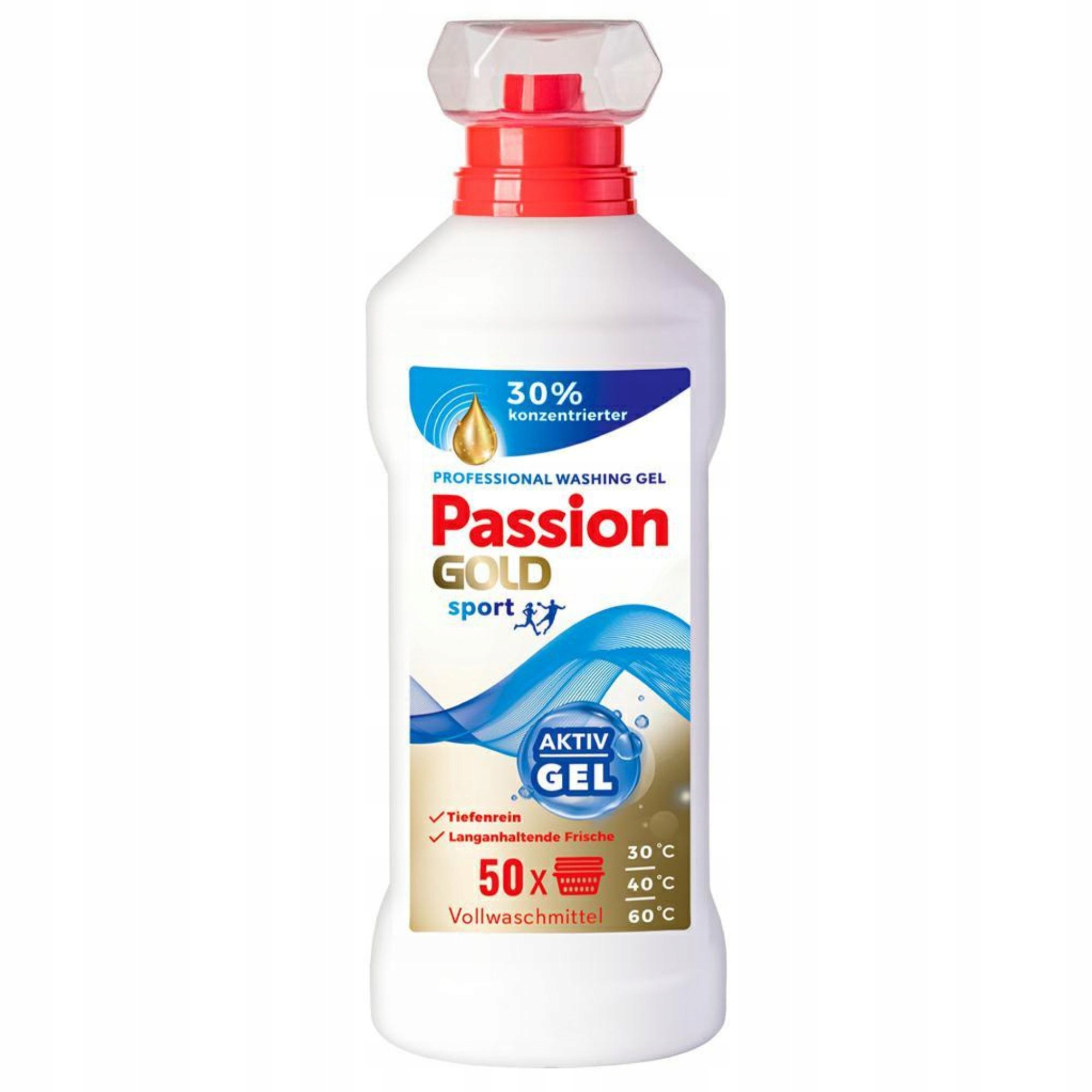 PASSION GOLD Professional Żel do prania Sport 2 L – Skuteczne pranie kolorów