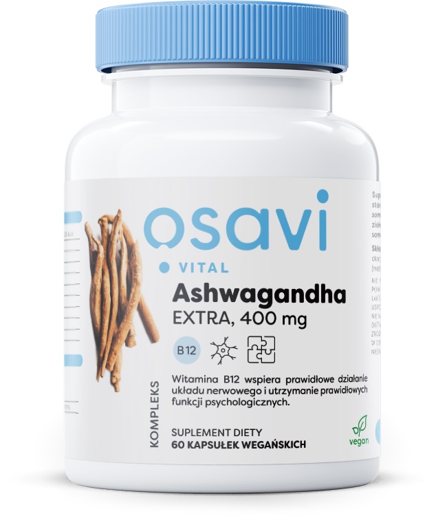 Ashwagandha Extra 400mg – wsparcie dla zdrowia psychicznego i fizycznego