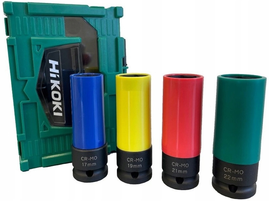 Klucz udarowy Hikoki Set of impact heads HiKOKI 17/19/21/22mm – Niezawodny zestaw do pracy