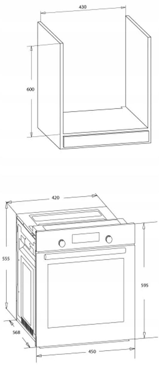 Kompaktowe wymiary – Idealny do małych kuchni