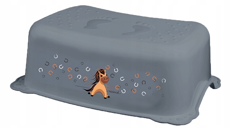 Maltex neslystantis laiptelis Minimal tamsiai pilkas – Bezpieczny podnóżek dla Twojego dziecka