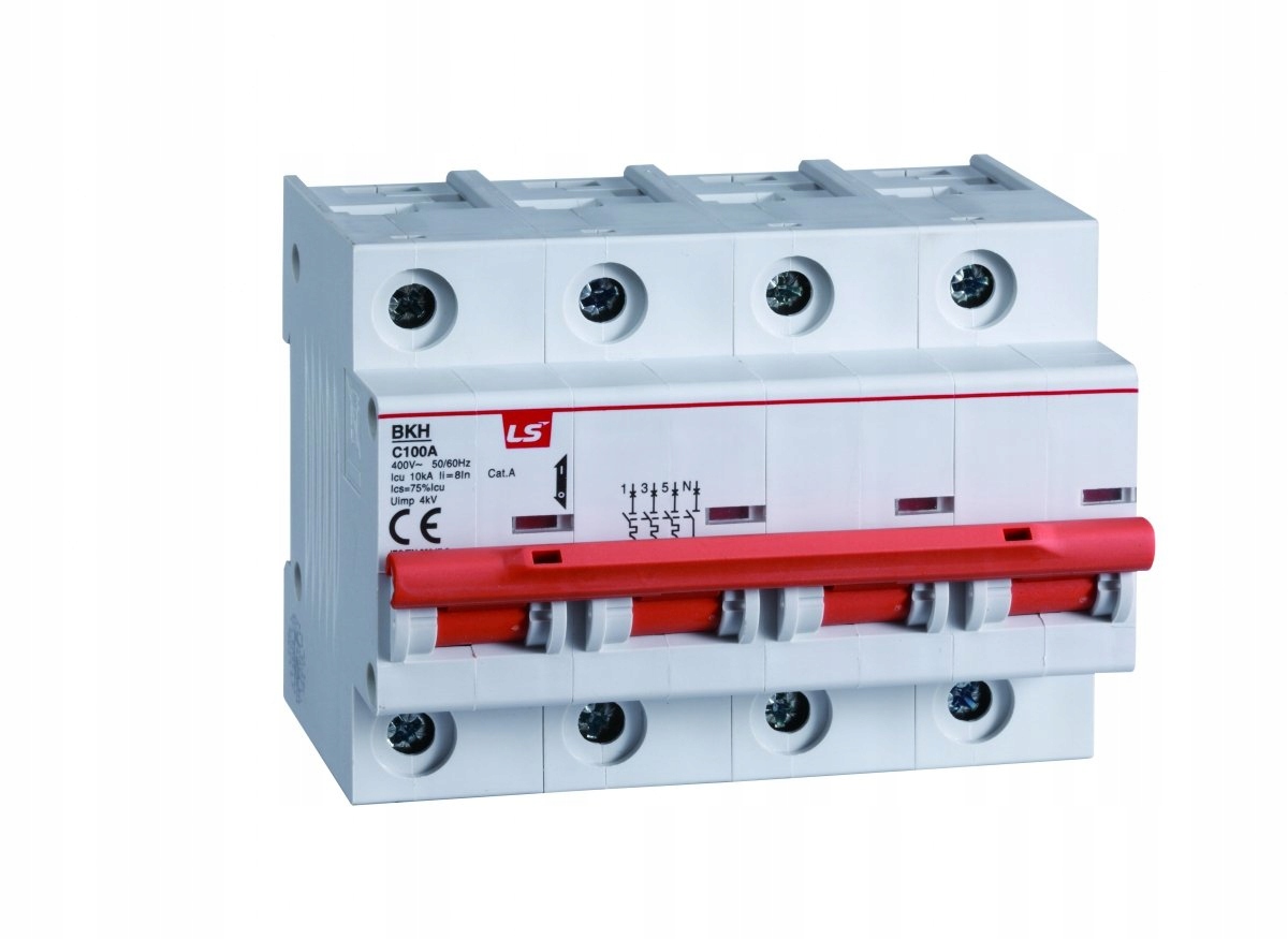 Kluczowe cechy wyłącznika nadprądowego LSiS BKH 3P D80A